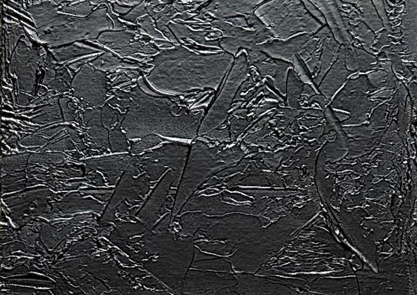 Empreinte 1, Acrylique et mastic, 40 × 30 cm